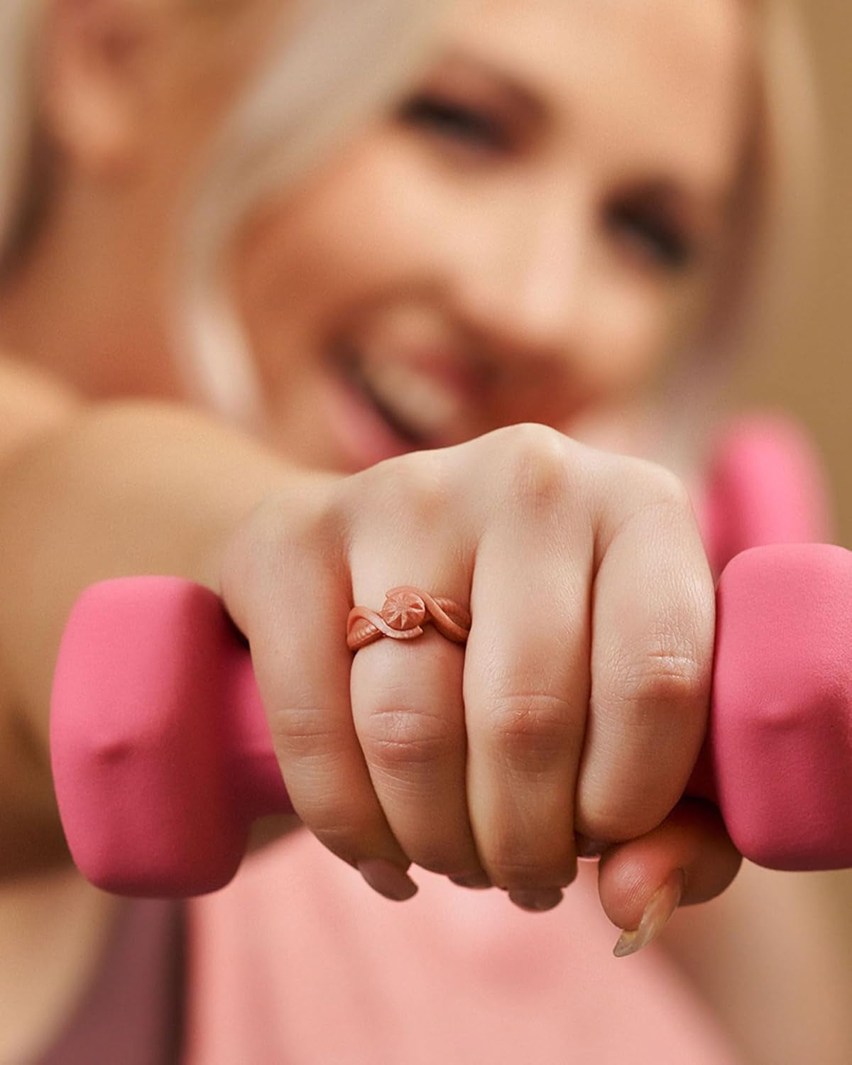 Silicone Rings for Women - Rubber Ring Women - Bridal or Promise Rings - round & Pear Silicone Wedding Bands - Patented Design