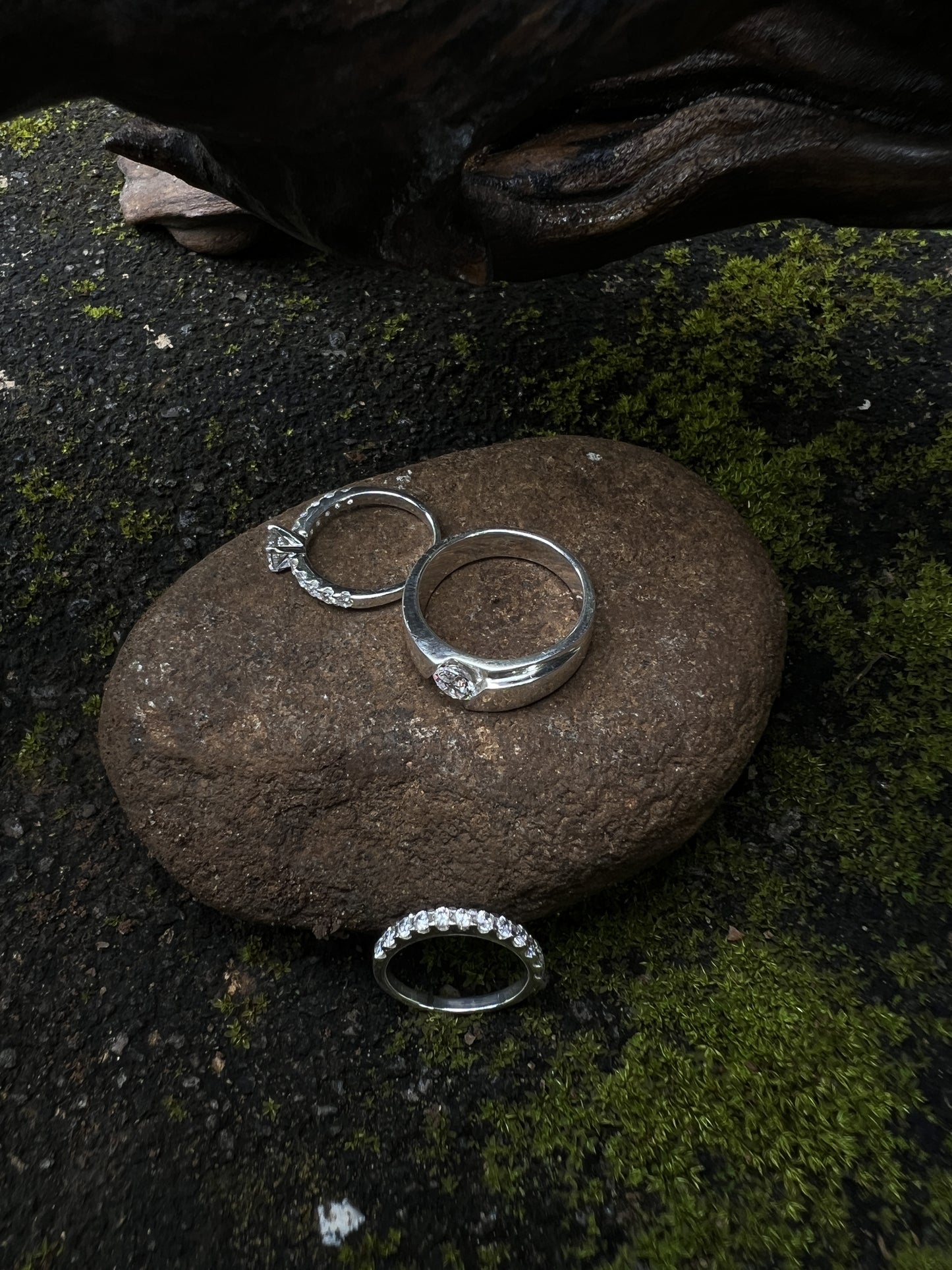 Fiancé Couple Ring Set