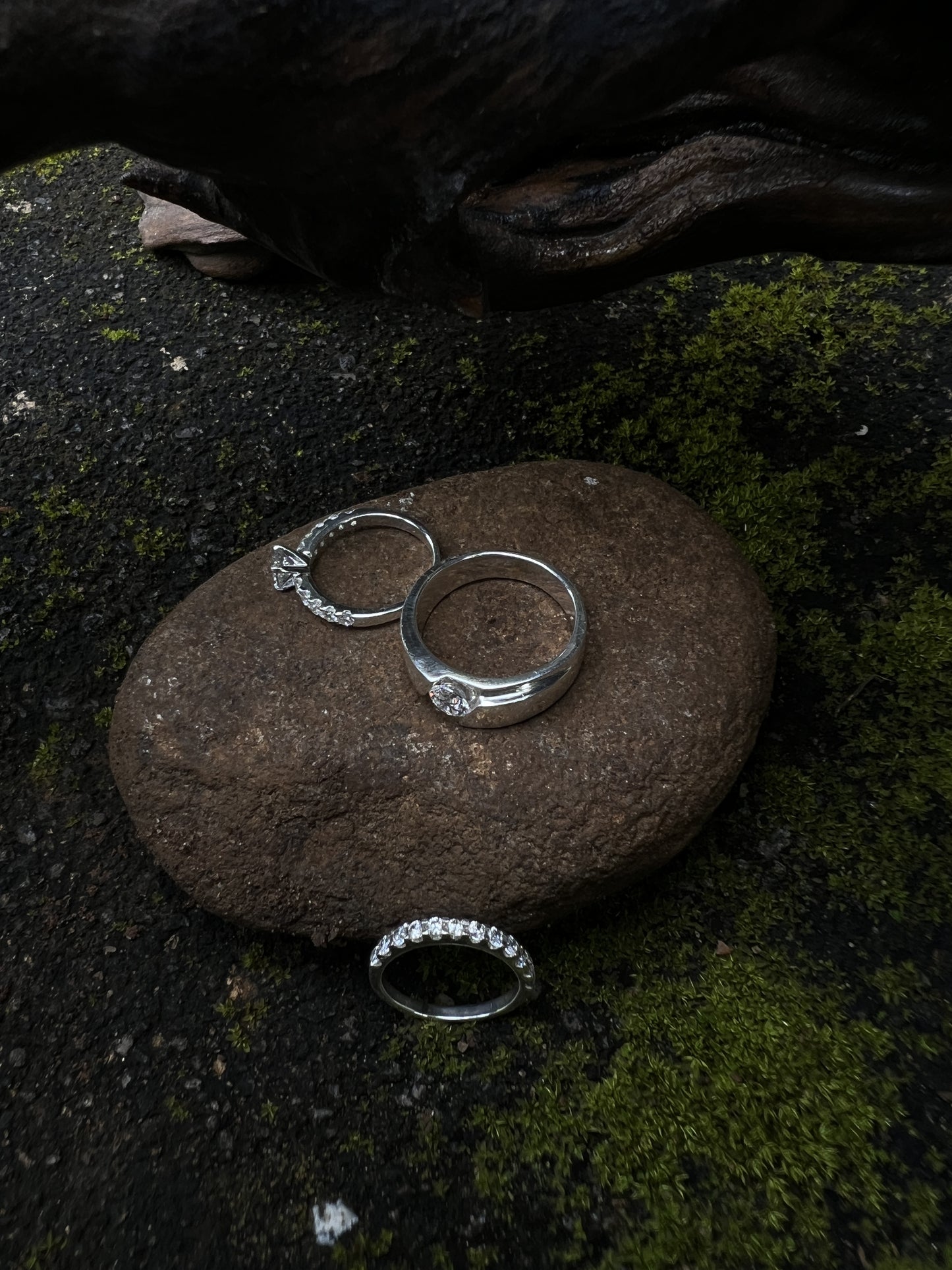 Fiancé Couple Ring Set