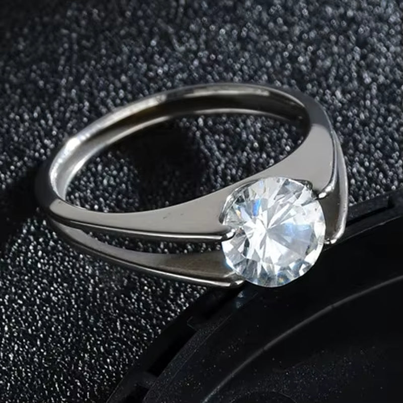 MMS Fashion Double Rings Set Ring for Women Detachable Rings for Ladies Lover Party Wedding Rhinestone Rings Clear Crystal Rings