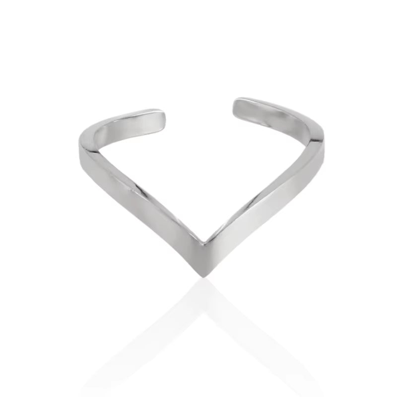 Women'S Rings Gold Colour Ring for Women Stainless Steel Rings Women Chain Rings for Women Open Rings Stainless Jewelry Gifts